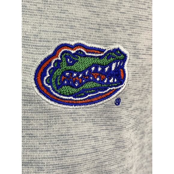 Nike Florida Gators Polo Shirt Mens XXL Gray Embroidered Logo Performance - Picture 8 of 9